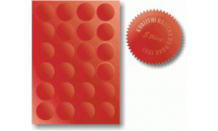 Hviezdičky k reliéfnym pečiatkám 4,1 cm (A4 - 24ks)